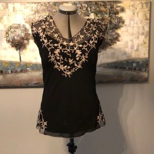 Chelsea Design (Australian designer)  embroidered blouse